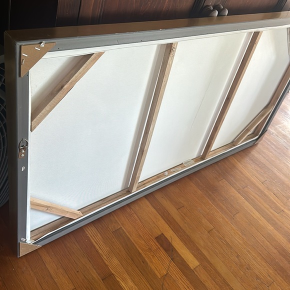 White Plumerias in Bloom Art Print on Framed Canvas - Picture 3 of 4